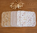 7 lingettes FLEURS
