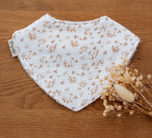 Bavoir bandana BLANC