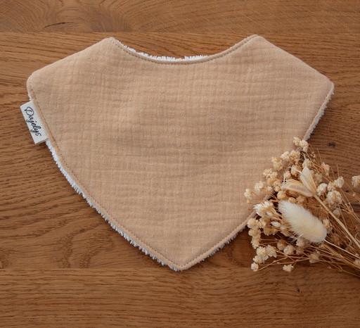 Bavoir bandana SABLE